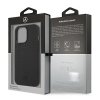 Mercedes MEHCP13LMBLBK iPhone 13 Pro /13 6,1 czarny/black hardcase Leather Meshed Metal Logo